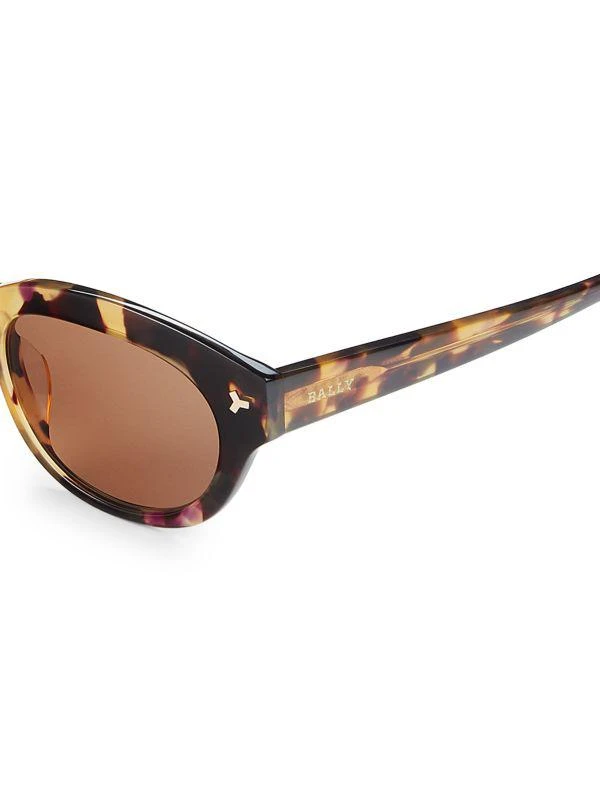 Bally 54MM Oval Sunglasses 3