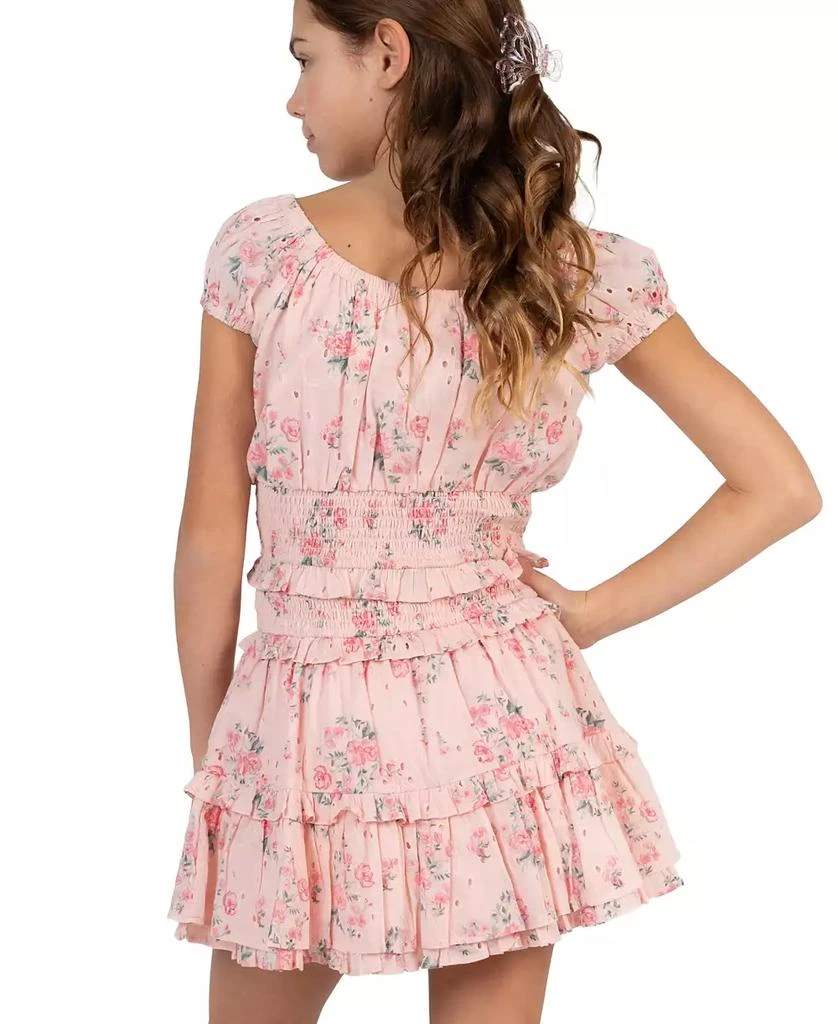 Rare Editions Girls
 7-16 Floral Print Top and Skort, 2-Piece Set 3