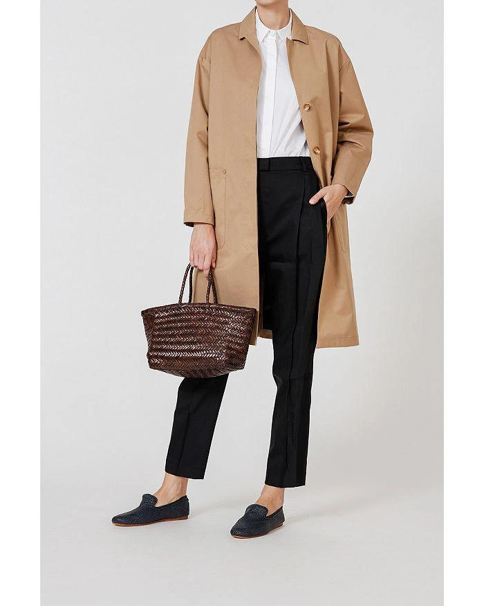 DRAGON DIFFUSION Triple Jump Small Leather Basket Bag 4