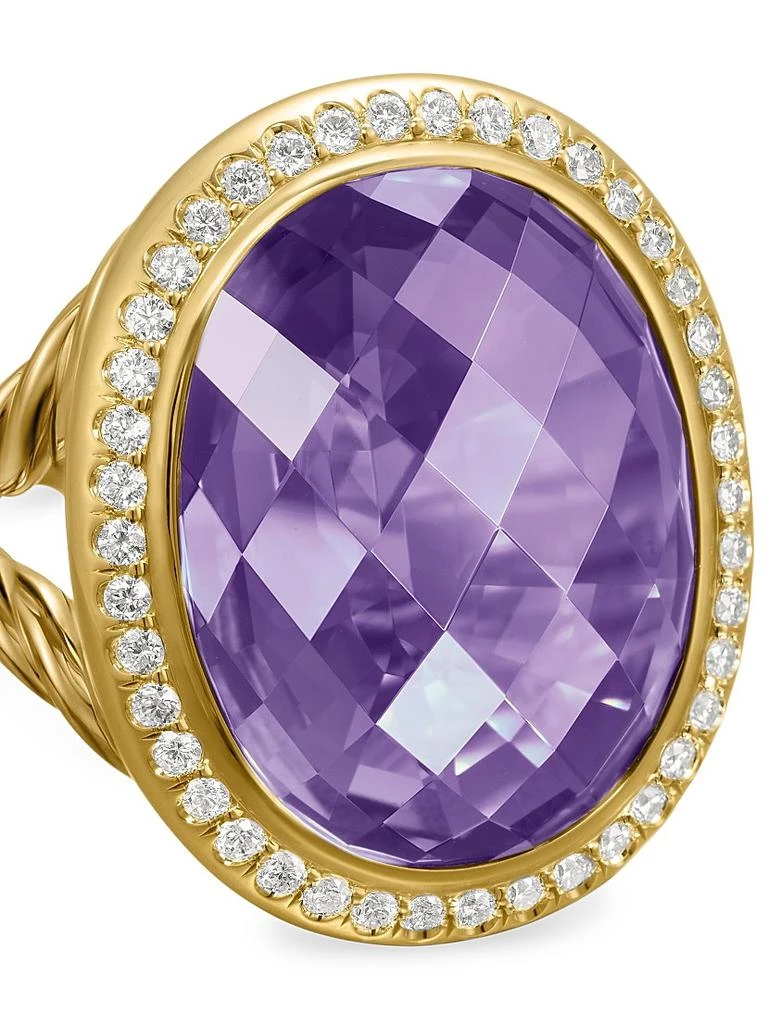 David Yurman Albion Oval Ring in 18K Yellow Gold 4