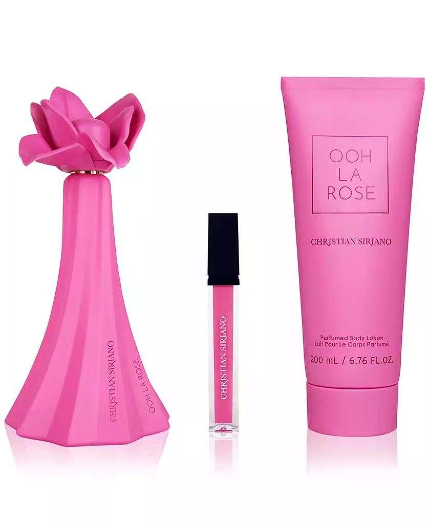Christian Siriano 3-Pc. Ooh La Rose Eau de Parfum & Body Lotion Gift Set 1