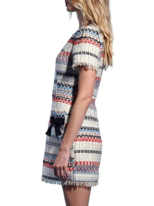 Walter Baker Jada Tweed Frayed Minidress 3