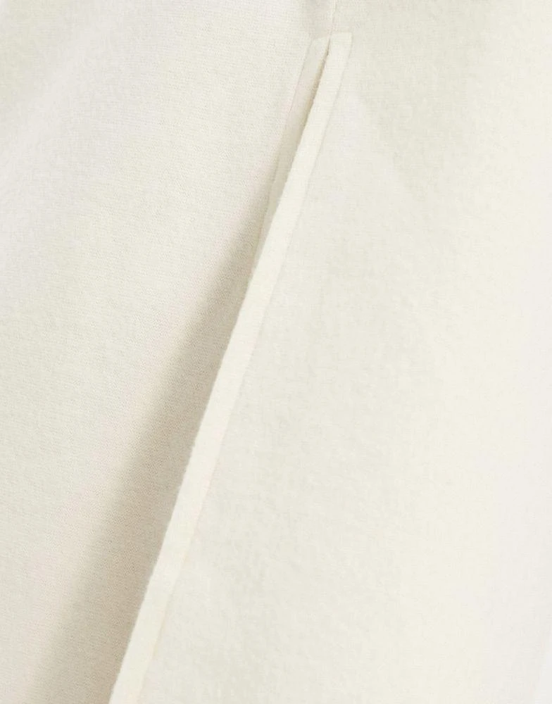 ASOS ASOS DESIGN supersoft co-ord midi skirt in winter white - WHITE 3