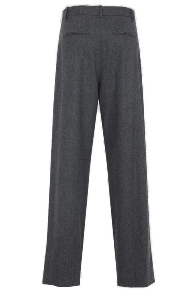 Khaite Khaite Pleated Straight-Leg Trousers 2