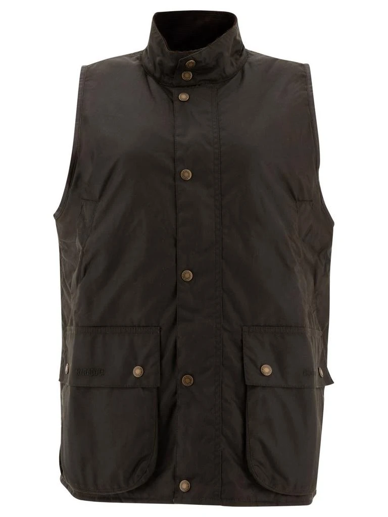 Baracuta Baracuta Barbour X Baracuta Waxed Oversized Vest Jacket 1