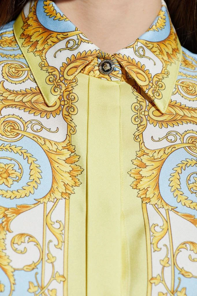 Versace Versace Pattern-Printed Long-Sleeved Shirt 5