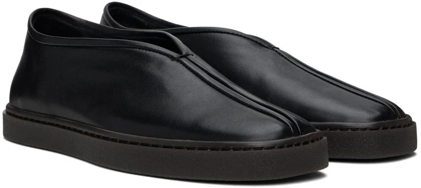 Lemaire Black Piped Sneakers 4
