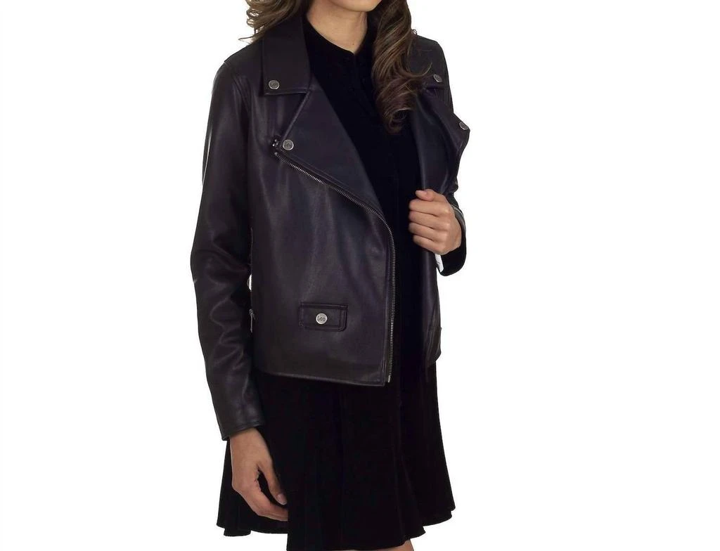 LEE Faux-Leather Biker Jacket 2