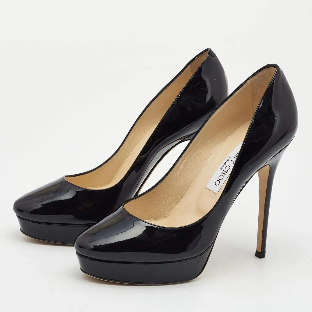 Jimmy Choo Jimmy Choo Black Patent leather Cosmic Pumps Size 39 2