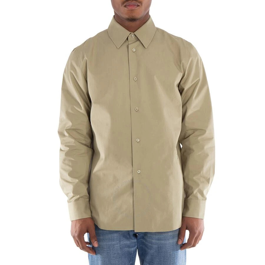 Burberry Equestrian Knight-Motif Cotton Buttoned Shirt 1