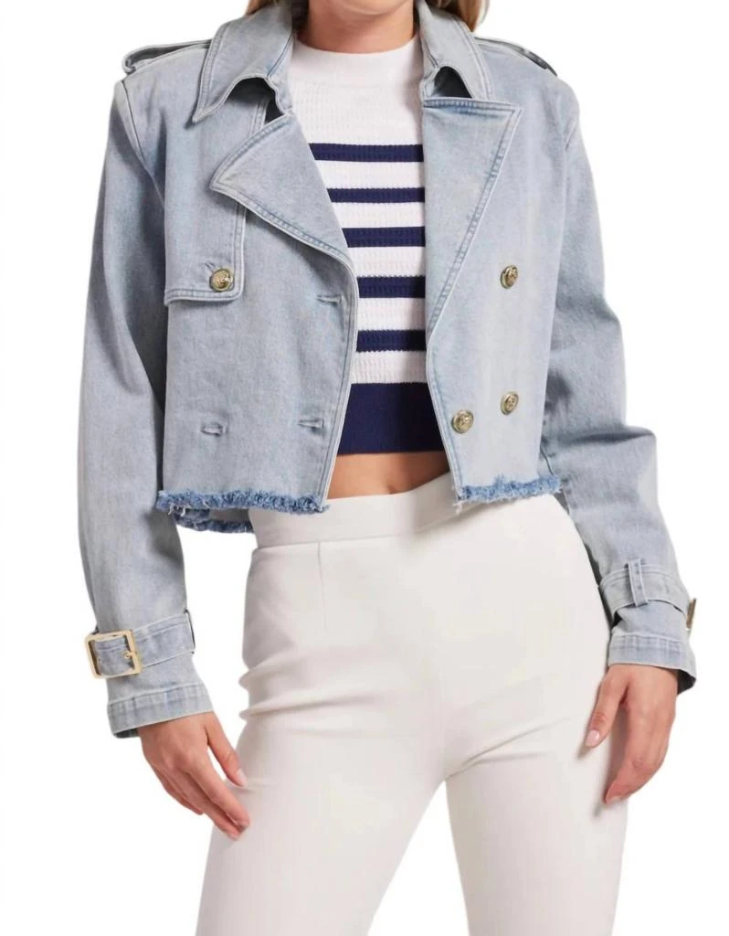 Generation Love Generation Love - Camila Denim Trench Coat 1