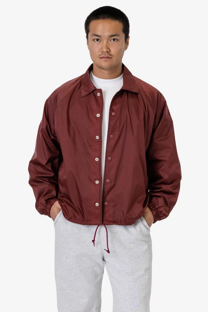 Los Angeles Apparel RNF401 - Nylon Raglan Coaches Jacket 1