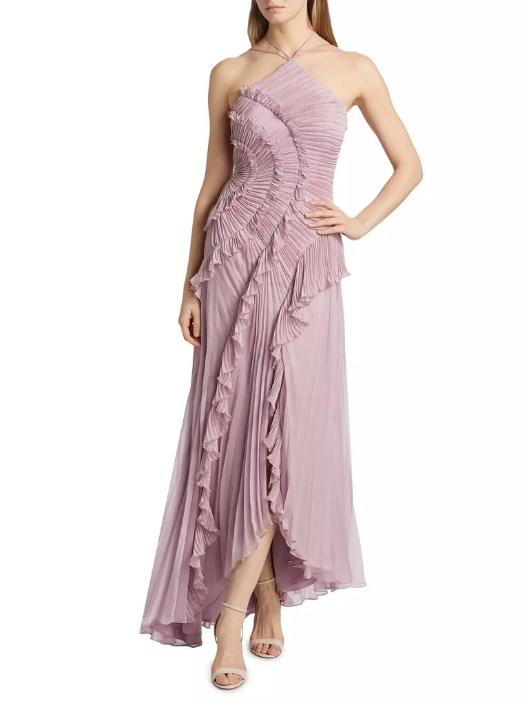 AMUR Lorelie Ruffle Halterneck Gown 3