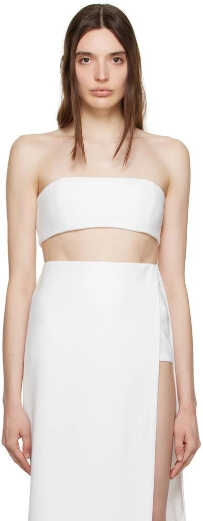 Mônot White Strapless Camisole 1