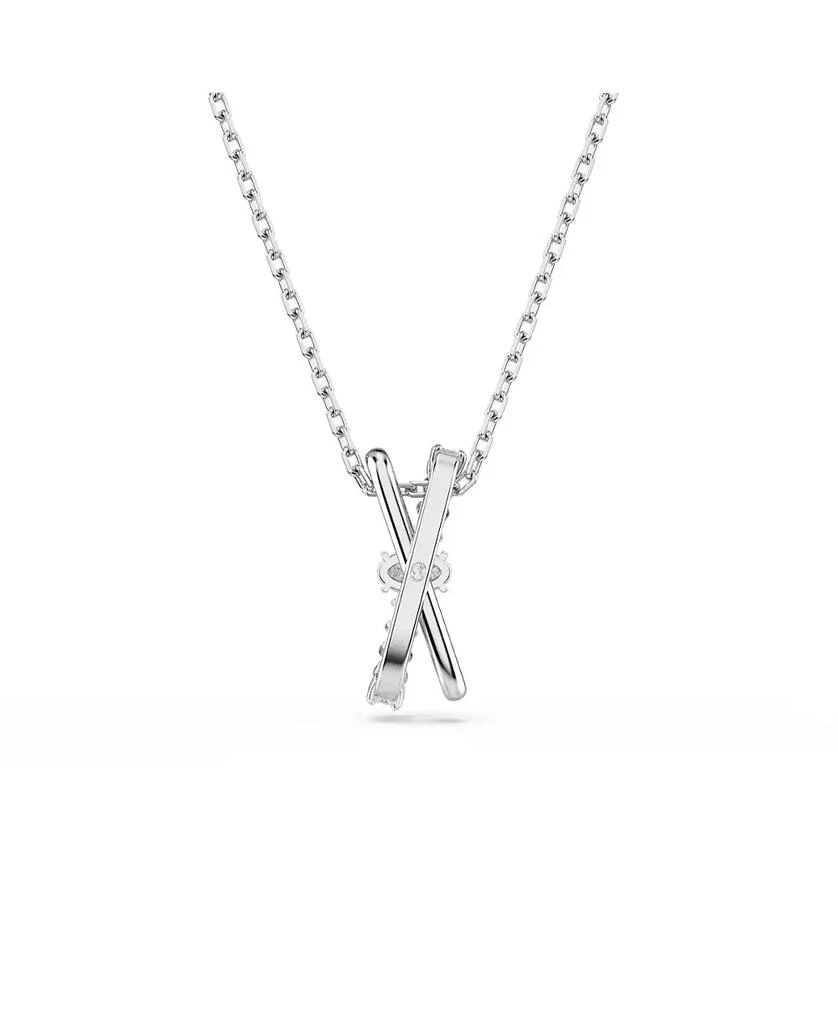Swarovski Hyperbola Pendant, Mixed Cuts, Twist, White Necklace 4