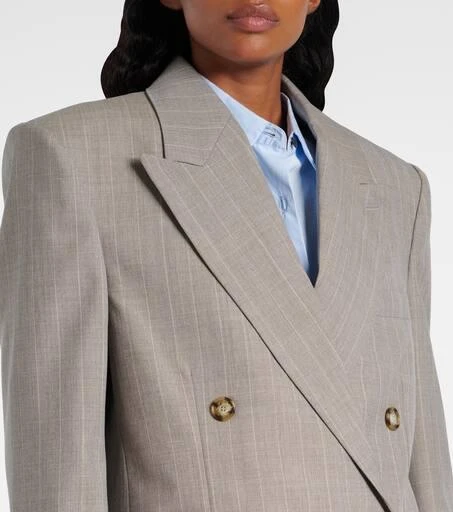 Stella McCartney Oversized double-breasted wool blazer 4