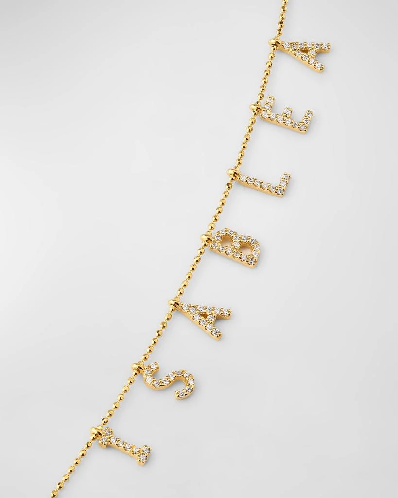 Tai 14K Gold-Plated Sterling Silver 7-Letter Personalized Necklace 3