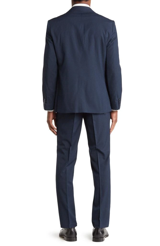 SAVILE ROW CO Navy Check Two-Button Notch Lapel Suit 2