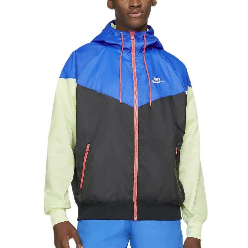 NIKE M Nsw Windrunner Jacket - Coupe Vent Textile - Noir 1