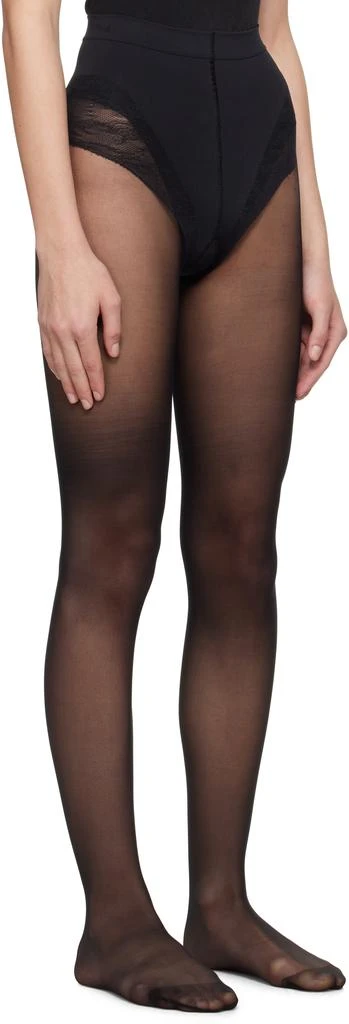 Wolford Black Tummy 20 Control Top Tights 2