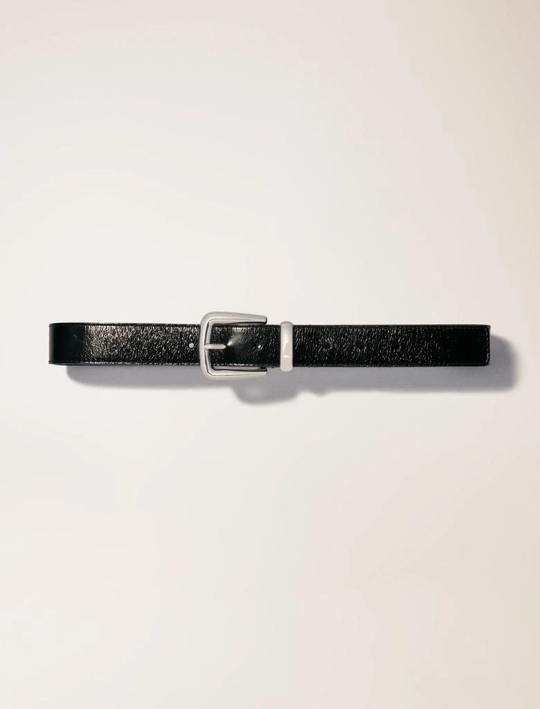 Maje Maje Woman's polyester Leather belt with square buckle for Spring/Summer 1