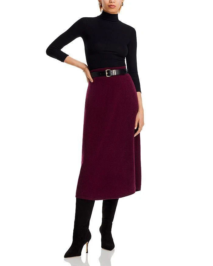 C by Bloomingdale's Cashmere Midi Skirt - Exclusive 2