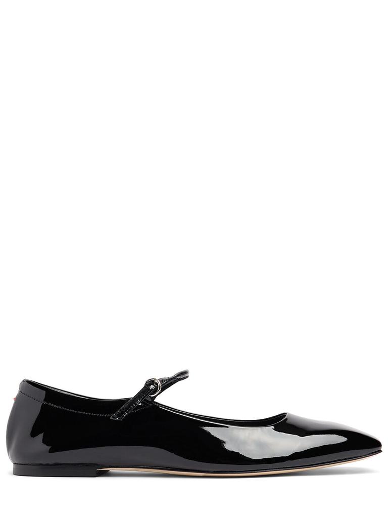 AEYDE 10mm Uma Patent Leather Ballerinas