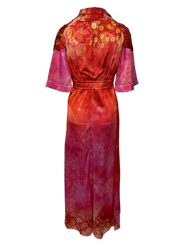 PETER PILOTTO Floral Silk Maxi Dress