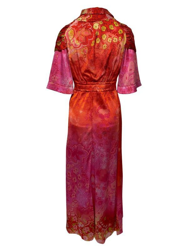 PETER PILOTTO Floral Silk Maxi Dress 2