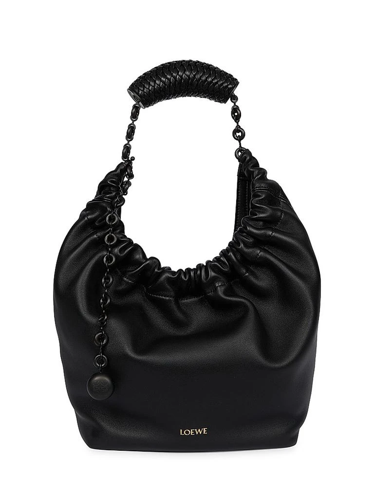 Loewe Small Squeeze Leather Hobo Bag 1