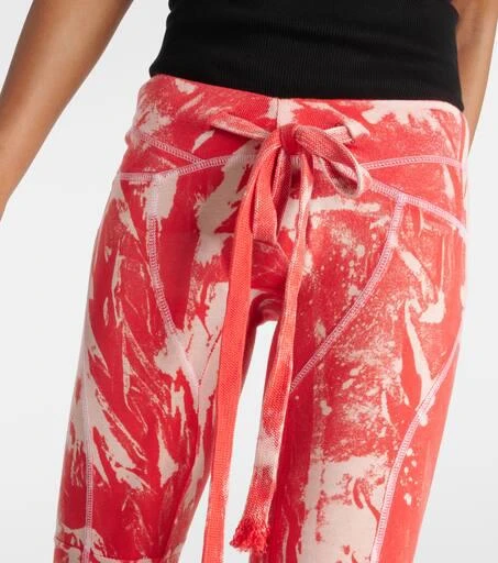 KNWLS Raze low-rise tie-dye flared pants 4