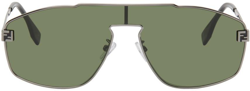 Fendi Gunmetal Fendi Sky Sunglasses