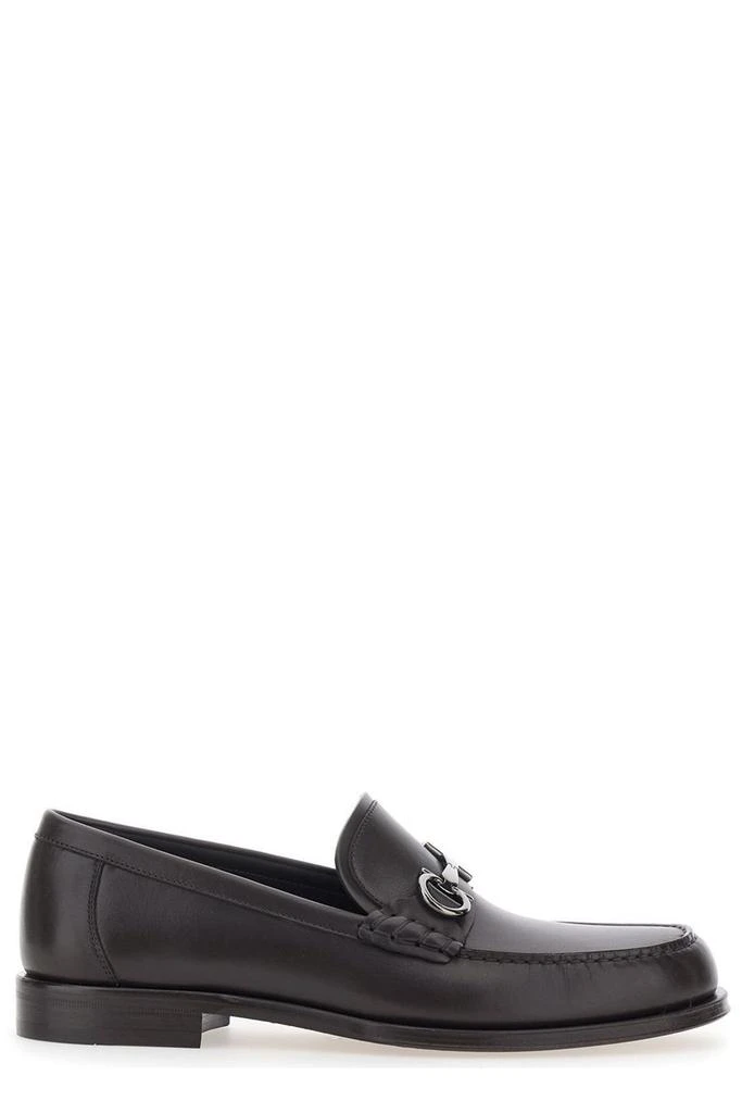 Salvatore Ferragamo Ferragamo Gancini Buckle Slip-On Loafers from Cettire
