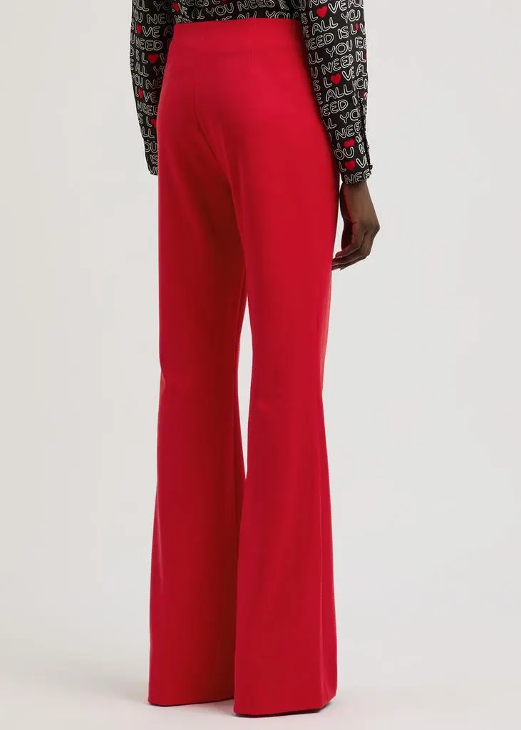 Alice + Olivia Yuki boot-cut jersey trousers 3