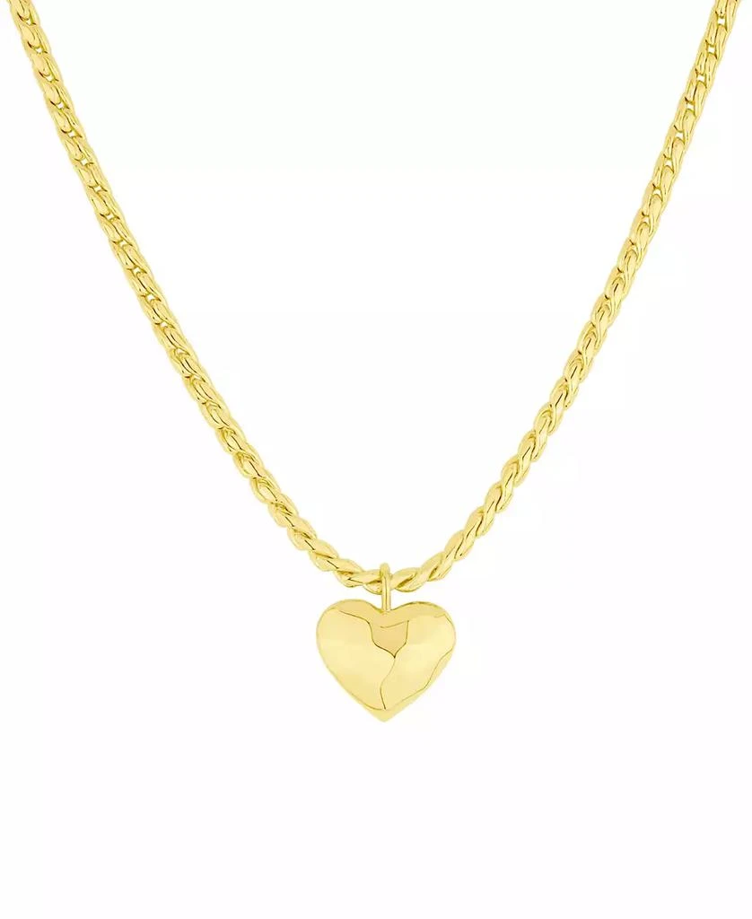 And Now This 18k Gold Plated Brass Heart Pendant Necklace, Macy
s Exclusive