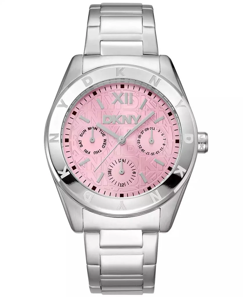 DKNY ACTIVE Chambers Multi Function Silver Womens Watch  display picture 3