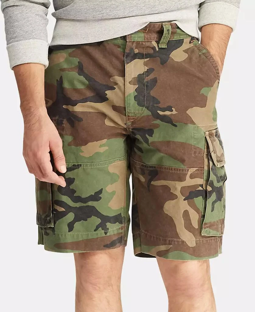 Ralph Lauren Men's Big & Tall Relaxed Fit 10" Camouflage Cotton Cargo Shorts 1