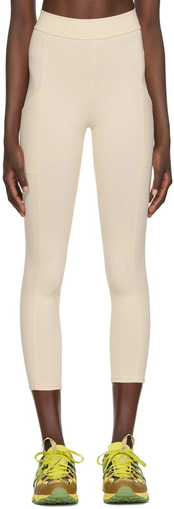 Live The Process Off-White Crystal Sport Leggings 1