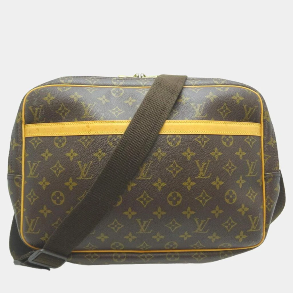 Louis Vuitton Louis Vuitton Brown Monogram Canvas Reporter GM Crossbody Bag 1