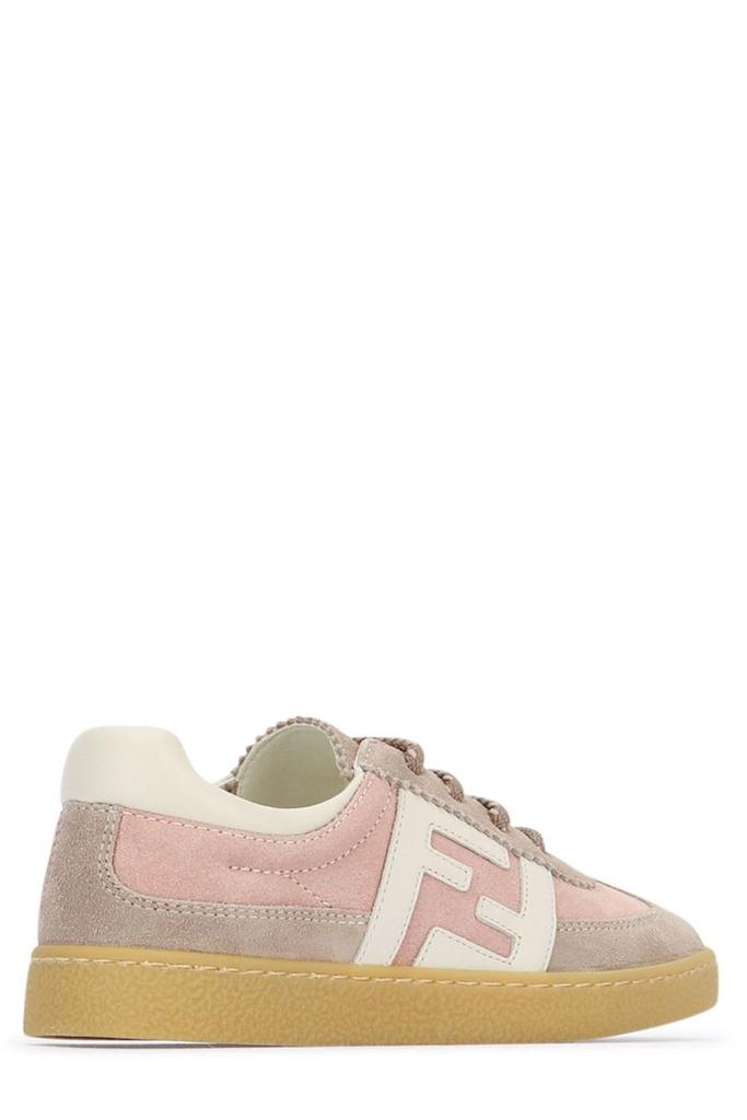 FENDI キッズ　シューズ Shop Fendi Kids Logo Patch Lace-Up Sneakers on Sale at BeyondStyle