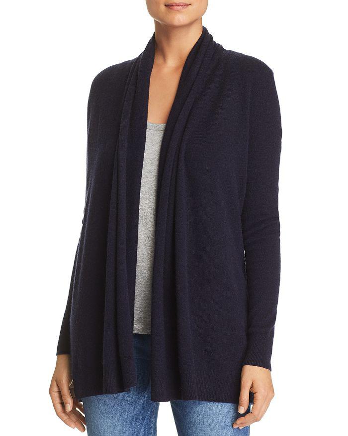 C by Bloomingdales 100% Cashmere buy Grandfather Cardigan in Navy M