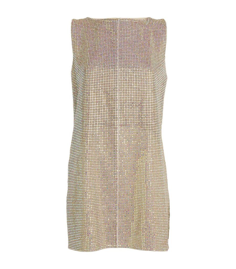 RACHEL GILBERT Crystal Embellished Thora Mini Dress