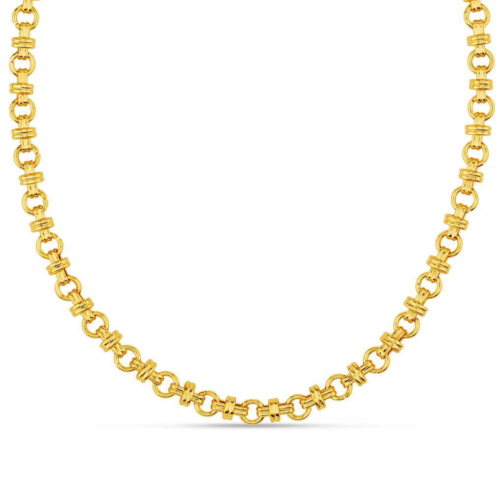 Orelia London Cross Link Chain Necklace