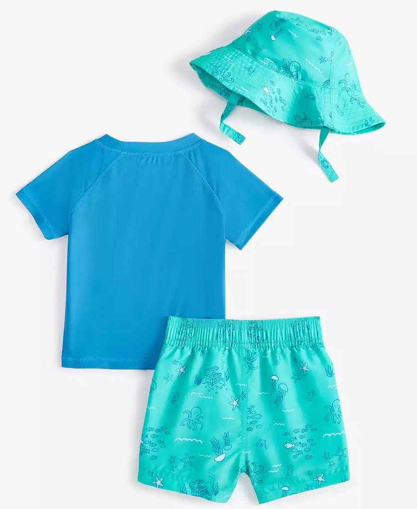 First Impressions Baby Boys 3-Pc. Swim Set, Exclusively at Macy's 2