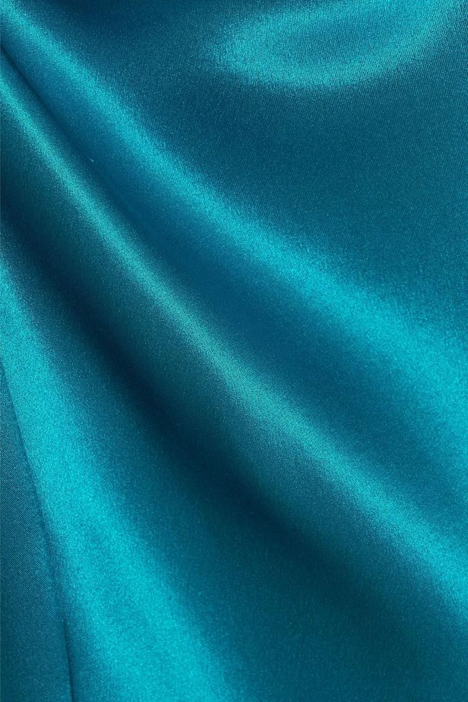 Michelle Mason Wrap-effect silk-satin midi dress 4