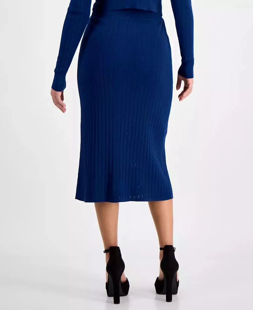 INC International Petite Button-Detail Sweater Skirt, Exclusively at Macy's 4