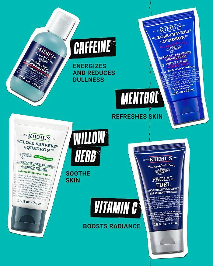 Kiehl's Grooming Regimen Men's Skincare Set ($88 value) 3