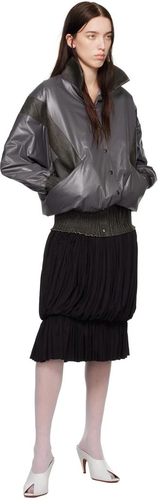 Nicklas Skovgaard Gray Farah Leather Jacket 4