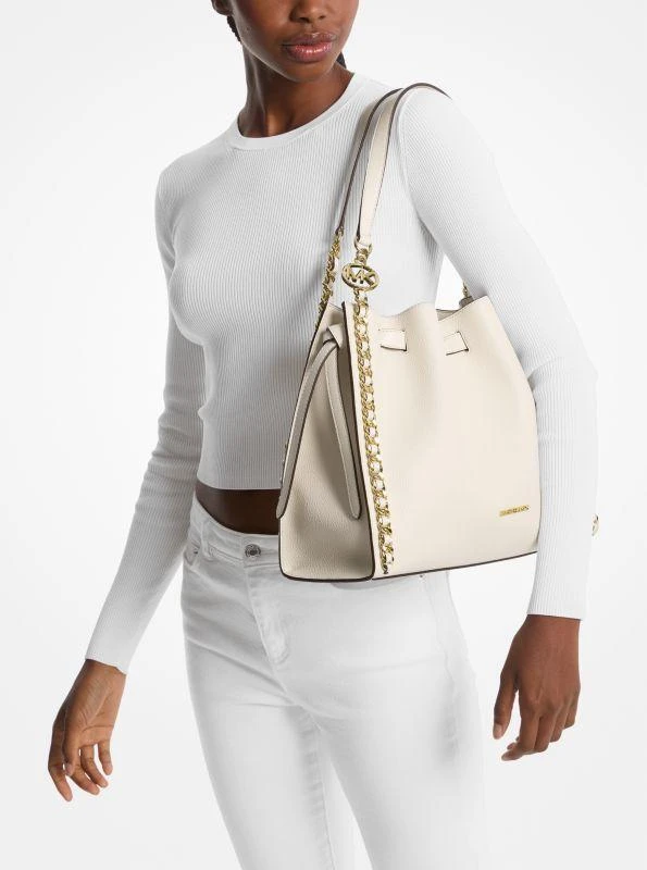 Michael Kors Mina Large Chain Shoulder Bag 3