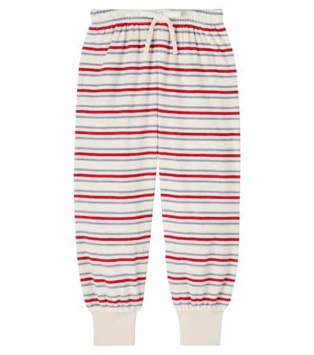 Konges Sløjd Itty striped cotton-blend terry sweatpants